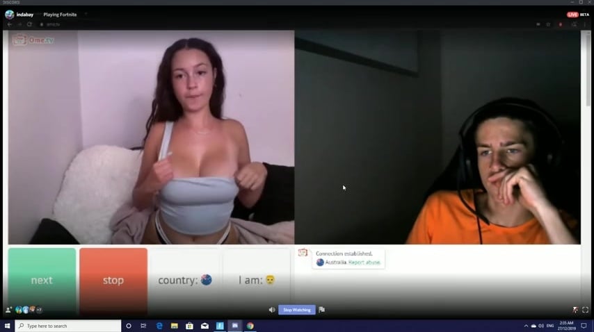 Omegle Big Tit Teen
