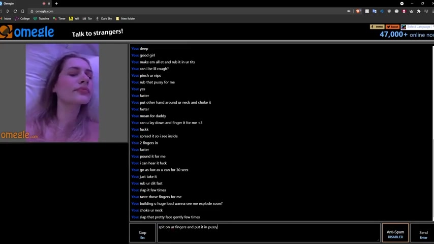 Omegle blonde fish